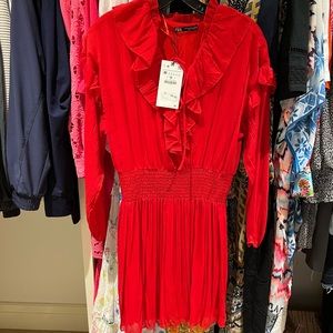 NEW Zara short red dress